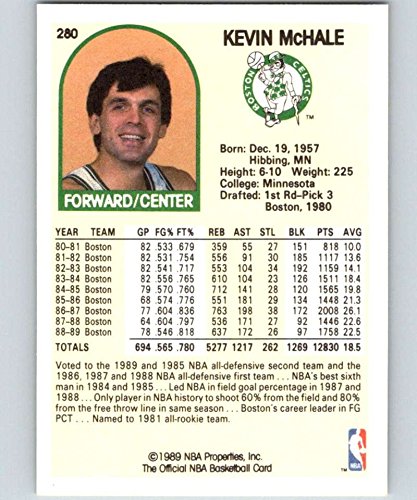 1989-90 Hoops Basketball #280 Kevin McHale Boston Celtics Official NBA Trading Card