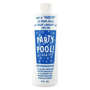 party pool llc blue lagoon party pool color, 8 ounces