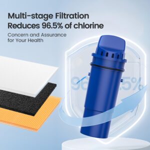 Waterspecialist NSF Certified Pitcher Water Filter, Replacement for Pur® Pitchers and Dispensers PPT700W, CR-1100C and PPF951K, Water Filter (Pack of 3)