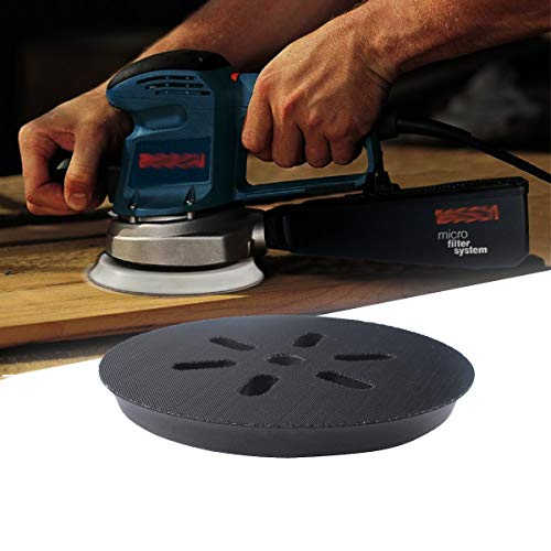 6" Replacement Sanding Pad Compatible with Bosch Orbital Sanders ROS65VC 1250DEVS 3727DVS 3727DEVS ，6 Hole Hook-&-Loop Sander Backing Pad，Replace RS6045 & RS6046