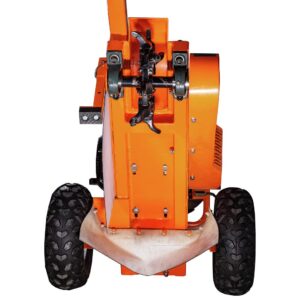 DK2 Power Gas Powered Certified Commercial Frame Stump Grinder Power Tool with 14HP Kohler Motor and Multi-Position Adjustable Bow Handle