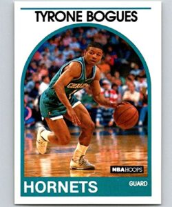 1989-90 hoops basketball #218 muggsy bogues charlotte hornets official nba trading card