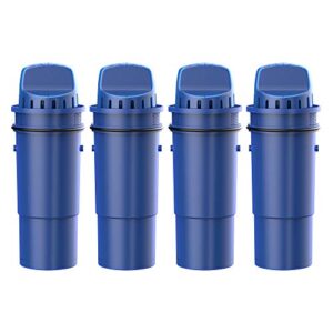 waterspecialist nsf certified replacement pitcher water filter, replacement for pur® pitchers and dispensers ppt700w, cr-1100c and ppf951k water filter (pack of 4)
