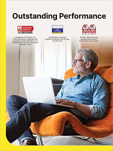 Norton 360 Standard, 2024 Ready, Antivirus software for 1 Device with Auto Renewal – Includes VPN, PC Cloud Backup & Dark Web Monitoring powered by LifeLock [PC/Mac Download]