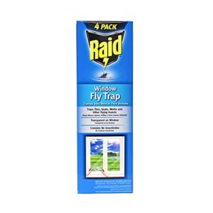 raid window fly trap, 4ct (pack of 4)