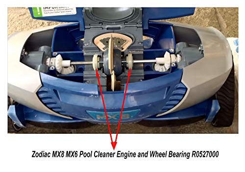 ATIE MX8 MX6 Elite Pool Cleaner Engine and Wheel Bearing R0527000 for Zodiac MX8 MX6 and MX8 Elite MX6 Elite Pool Cleaners (2 Pack)