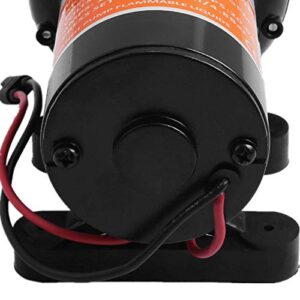 Happybuy RV Water Pump 5.3 GPM 5.5 Gallons Per Minute 12V Water Pump Automatic 70 PSI Diaphragm Pump with 25 Foot Coiled Hose Washdown Pumps for Boats Caravan Rv Marine Yacht