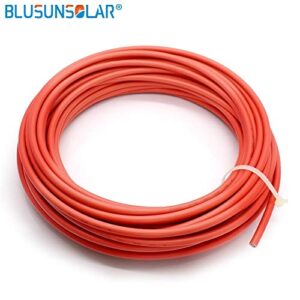 gimax 60meters/roll 6mm2 solar cable tuv&ul copper solar cable with tough xlpe insulation 1000v ul listed - (color: red)