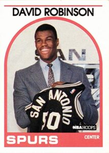 1989-90 nba hoops basketball #138 david robinson rookie card