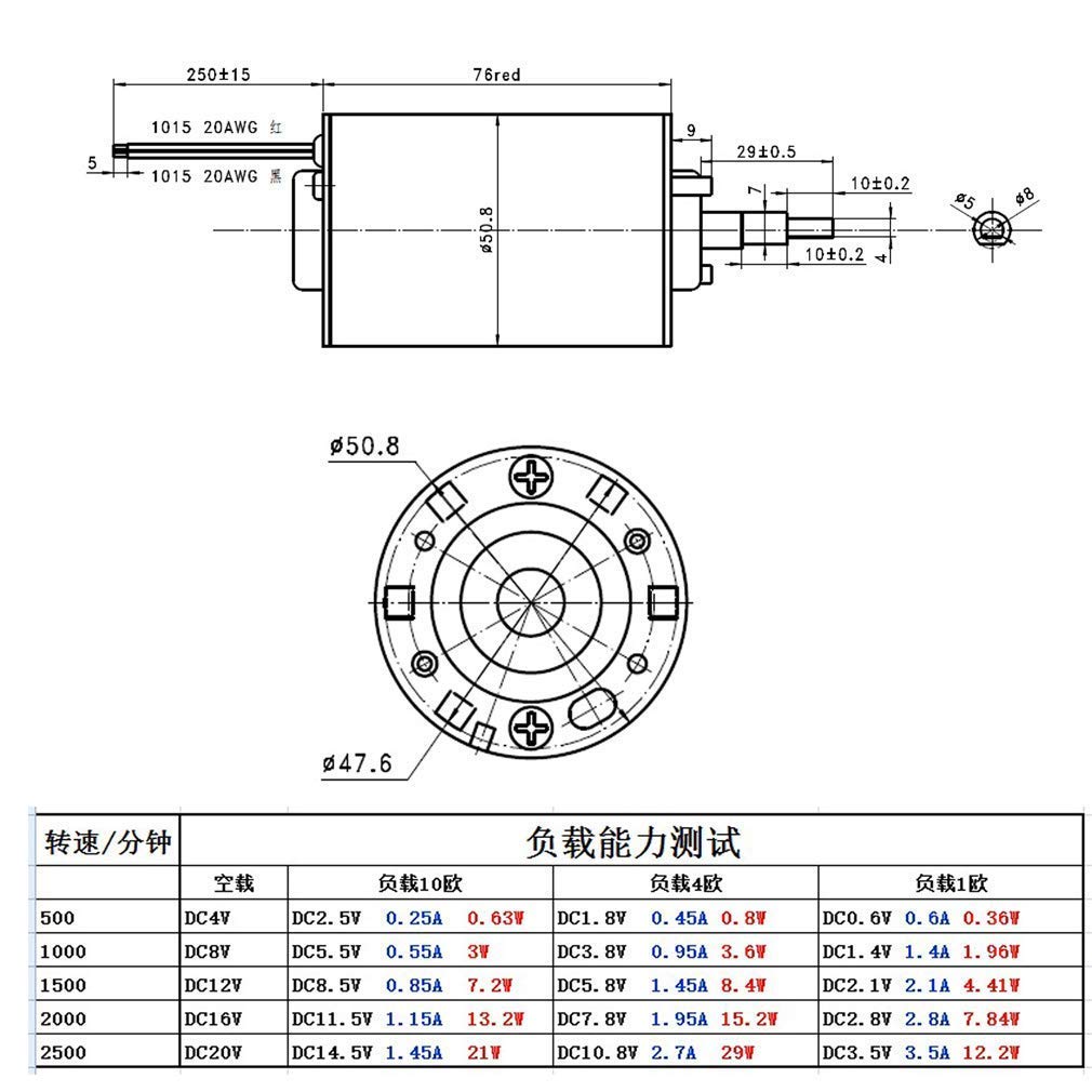 Small Wind Turbine Generator 36W 40W 12-24V DC Permanent Magnet Motor Dual Purpose 4 Gears