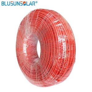 Gimax 60meters/roll 6mm2 solar cable TUV&UL copper Solar cable with tough XLPE insulation 1000V UL Listed - (Color: Black)