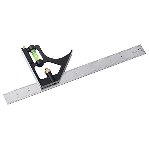 Mr. Pen- Combination Square, 12" Combo Square, Carpentry Tools, Carpenter Square, Woodworking Tools,Framing Square, T Square, T Ruler, Combination Square Set, Square Tool, Metal Square