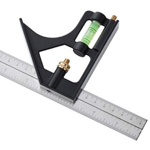 Mr. Pen- Combination Square, 12" Combo Square, Carpentry Tools, Carpenter Square, Woodworking Tools,Framing Square, T Square, T Ruler, Combination Square Set, Square Tool, Metal Square