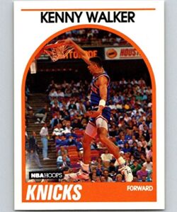 1989-90 hoops basketball #3 kenny walker new york knicks official nba trading card
