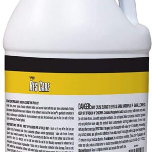 Pro Products ResCare RK02B All-Purpose Water Softener Cleaner Liquid Refill, 1 Gallon, 4 Pack, White,Yellow