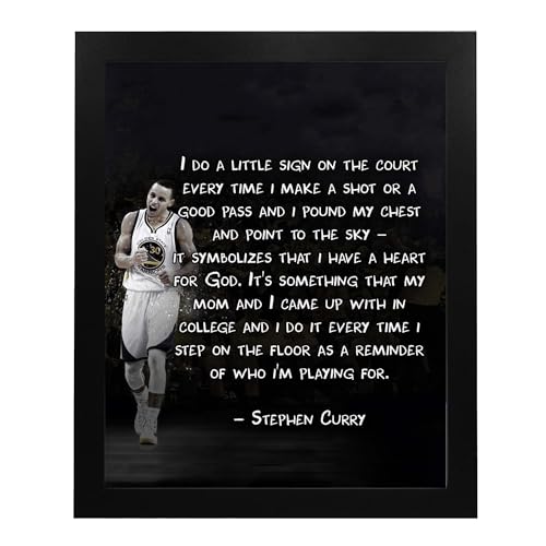 Do a Little Sign - Inspirational Quotes Wall Art, Motivational Wall Decor Print With Stephen Curry Quotes For Home Wall Decor, Office Decor & Gym Wall Decorations, Unframed-8 x 10"