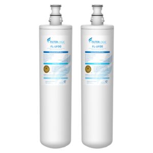 filterlogic 3us-pf01 under sink water filter, nsf/ansi 42 certified replacement for advanced 3us-pf01, 3us-max-f01h, 3us-pf01h, delta rp78702, manitowoc k-00337, k-00338 (pack of 2)