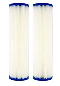 pack of 2 watts (wpc20-975) 9.75"x2.75" 20 micron pleated sediment filters