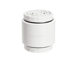 aquabliss hd revitalizing shower filter replacement cartridge - 2x vitamin c + mineral for silky hair, glowing skin, strong nails | kdf/cs/vc for chemicals, chlorine, sediment (sfc400)