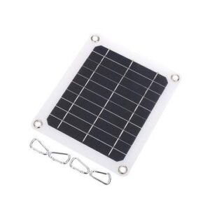 arduino compatible scm & diy kits smart robot & solar panel - 5w 5v 220187mm monocrystalline silicon semi-flexible solar panel with mountaineering buckle