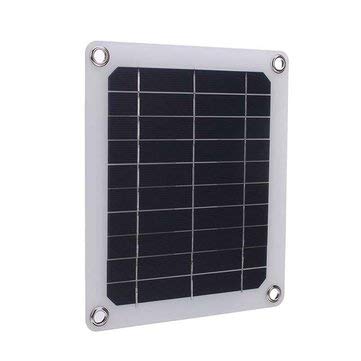 Arduino Compatible SCM & DIY Kits Smart Robot & Solar Panel - 5W 5V 220187mm Monocrystalline Silicon Semi-flexible Solar Panel with Mountaineering Buckle