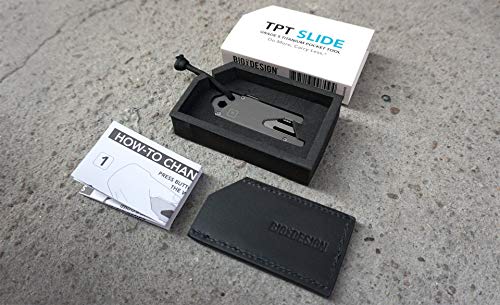 BIG IDEA DESIGN TPT Slide : Titanium Pocket Tool (Matte Black)