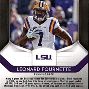 2019 Panini Prizm Draft Picks #61 Leonard Fournette LSU Tigers Football Card