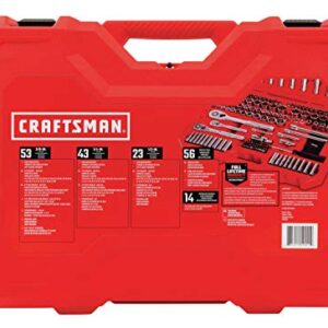 CRAFTSMAN Mechanics Tool Set, SAE/Metric, 189-Piece (CMMT12034)