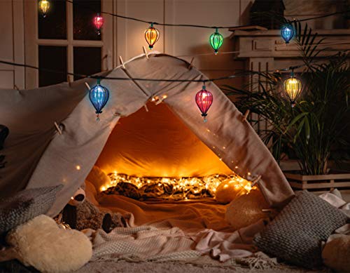 11FT String Lights with 10 Bulbs Backyard Patio Lights String Lights,Hanging Indoor/Outdoor String Lights for Bistro Tents Market Cafe Gazebo Porch Letters Party Deco