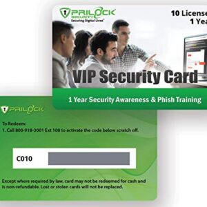 Security Awareness Training & Phish Testing for Up to 10 Users