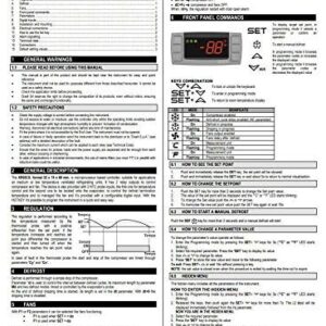 Dixell Temperature Controller XR03CX-4N0F1 Programmable-Commercial Refrigeration 120V