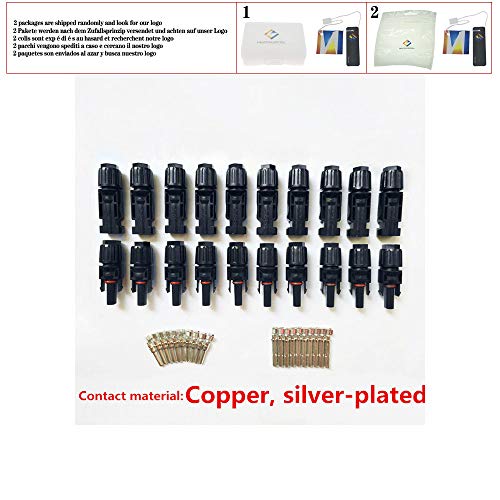 10Pairs Connector Solar Connector Solar Panel Connectors Male Female IP67 TUV 1000Vdc UL 600Vdc Solar