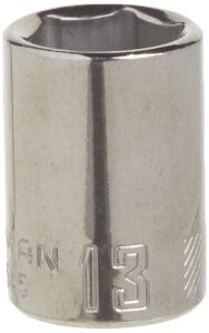 craftsman shallow socket, metric, 3/8-inch drive, 13mm, 6-point (cmmt43545)