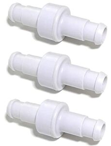 atie pool cleaner feed hose swivel compatible with pentair kreepy krauly legend letro platinum pool cleaner feed hose swivel ed05 white (3 pack)