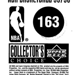 1995-96 Upper Deck Collector's Choice European Stickers Basketball #163 Dominique Wilkins Boston Celtics 2 1/4 Inch Wide by 3 1/4 Inch High Album Sticker