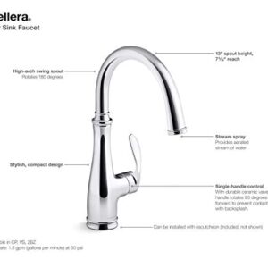 KOHLER K-29107-2BZ Bellera Bar Sink Faucet, Oil-Rubbed Bronze