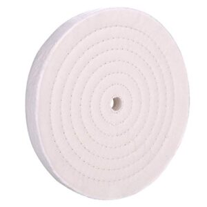 extra thick 10 inch fine cotton buffing polishing wheel （70 ply） for bench grinder with 3/4'' arbor hole,1 pack