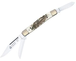 puma sgb stockman pom commando stag folding pocket knife