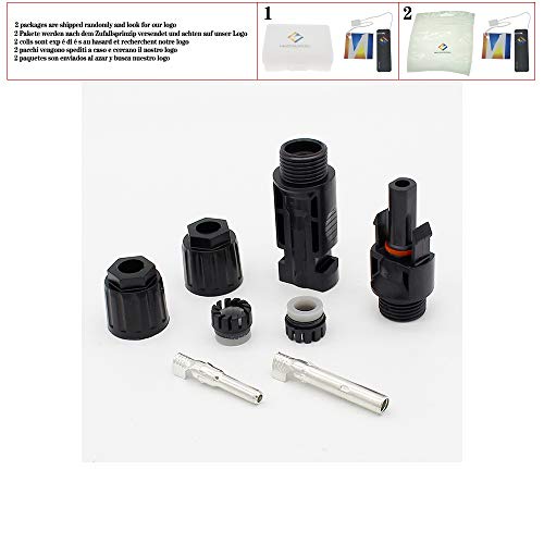 10Pairs Connector Male and Female, Solar Panel Connector 30A 1000V for PV Cable 2.5/4/6mm Solar Panel Connect