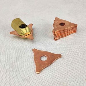 kamas washer hook triagne dent puller electrode chuck dent pulling stud welder spot welding spotter triangle pad kit - (ships from: china, diameter: m14)