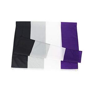 Flaglink Asexual Pride Flag 3x5Fts - LGBTQIA Nonsexual Gender Rainbow Banner