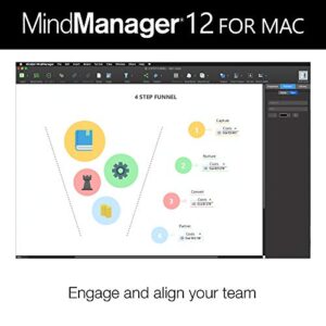 Corel MindManager 12 for Mac - Digital Mind Mapping & Data Visualization [Mac Download] [Old Version]