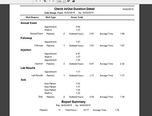 Impresario Medical PATIENT CHECK IN Software Single PC for Windows 7,8,10,11 | Paperless Check In and Check Out for a Medical or Dental Practice or Clinic | Patient Register Log for Patient Sign In.