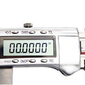 BAOSHISHAN 0-500mm/19.7 Inch Digital Caliper Vernier Caliper Stainless Steel with Long Jaw 150mm/6 Inch Measuring Tool Accuracy:0.01mm Unit mm/in