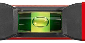 SOLA LSX482410 X PRO Aluminum Box Profile Spirit Level Set with 60% Magnified Vials, 10, 24 & 48-Inch , Red