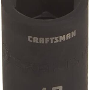 CRAFTSMAN Shallow Impact Socket, Metric, 1/2-Inch Drive, 18mm (CMMT15866)