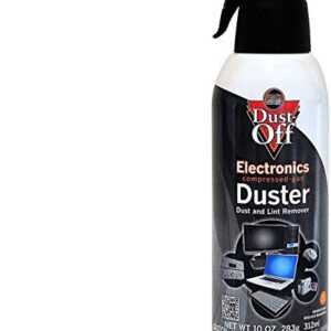 Falcon Dust-Off Electronics Compressed Gas Duster 10 oz (4 Pack) [New Improved Version]