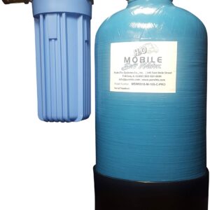 16,000gr Mobile-Soft-Water(TM) Pro-Model Portable Water Softener with Salt Caddy with Salt Sleeve