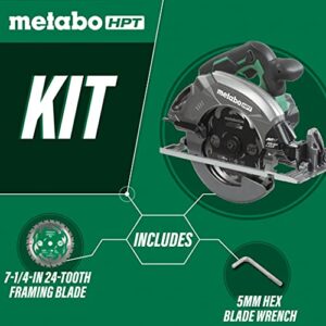 Metabo HPT 36V MultiVolt™ Cordless Circular Saw | 7-1/4-in | Tool Body Only | C3607DAQ4