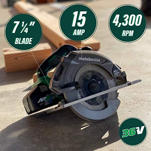 Metabo HPT 36V MultiVolt™ Cordless Circular Saw | 7-1/4-in | Tool Body Only | C3607DAQ4